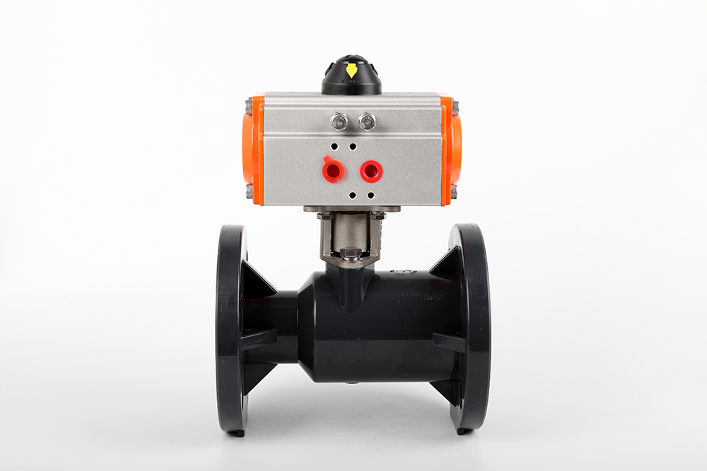 承德气动法兰一体球阀